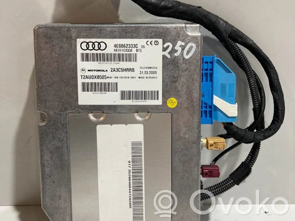 Unité de commande, module téléphone   4E0862333C,4E0862333C,4E0910333E