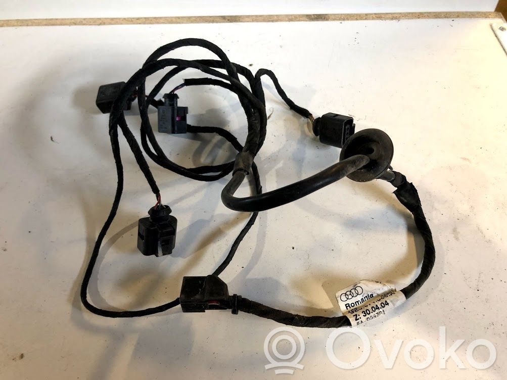 Audi A4 S4 B7 8E 8H Cableado del sensor de aparcamiento (PDC) 
