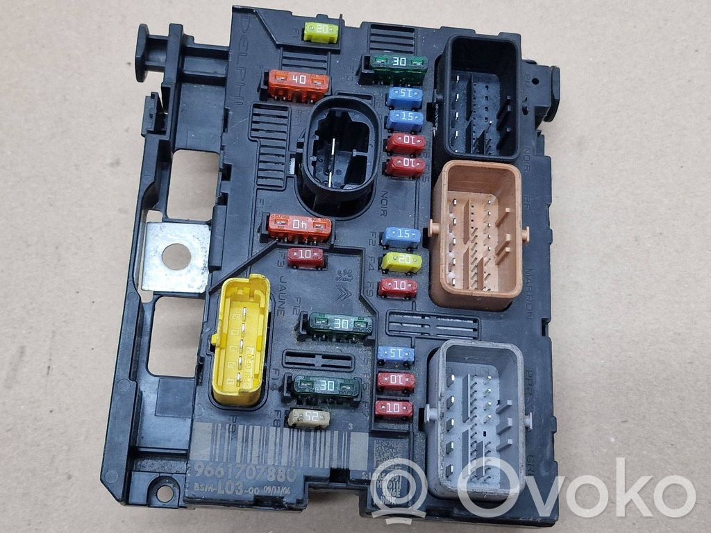 Citroen C3 Drošinātāju bloks 