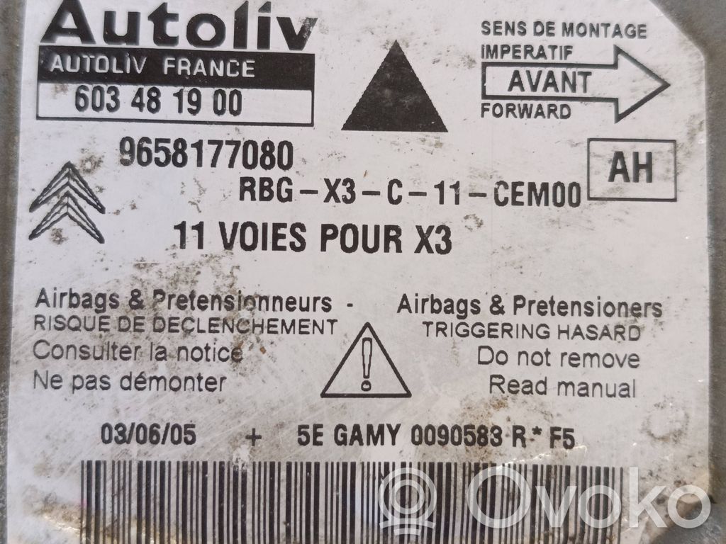 Citroen C5 Airbag control unit/module 