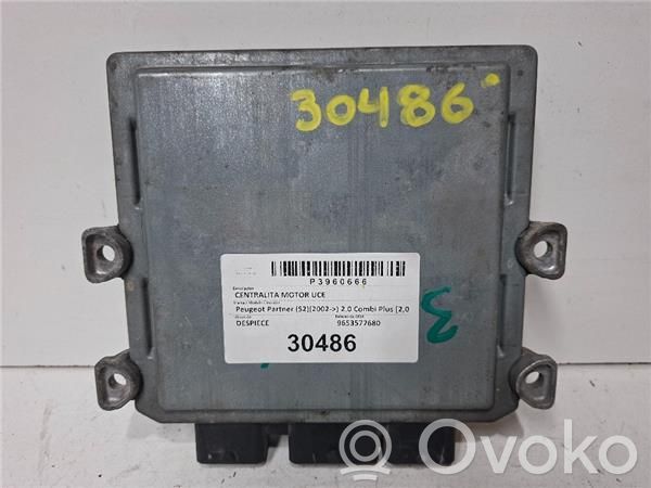 Engine control unit/module ECU   9653577680,5WS40155A