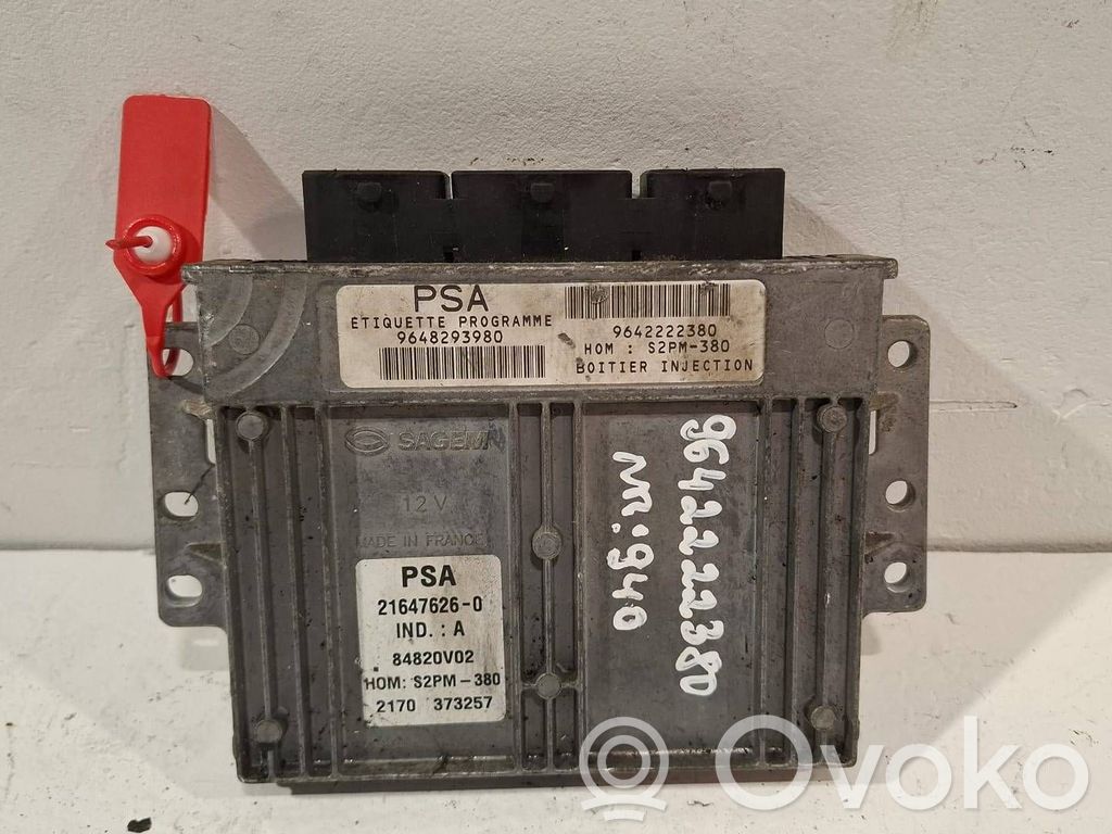 Engine control unit/module   9648293980,9642222380