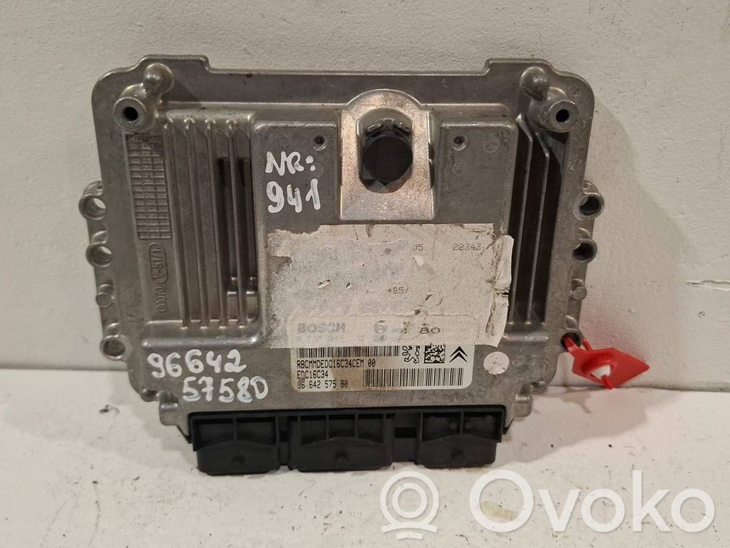 Engine control unit/module   0281013332,9664257580,EDC16C34