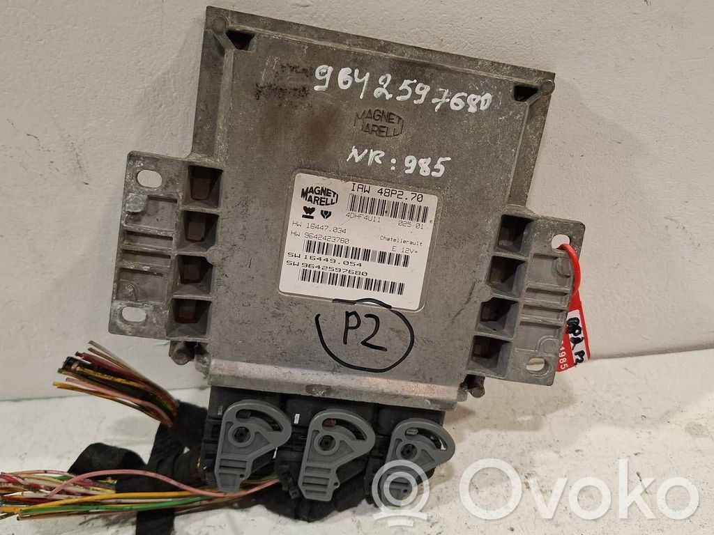 Peugeot 206 Engine control unit/module 