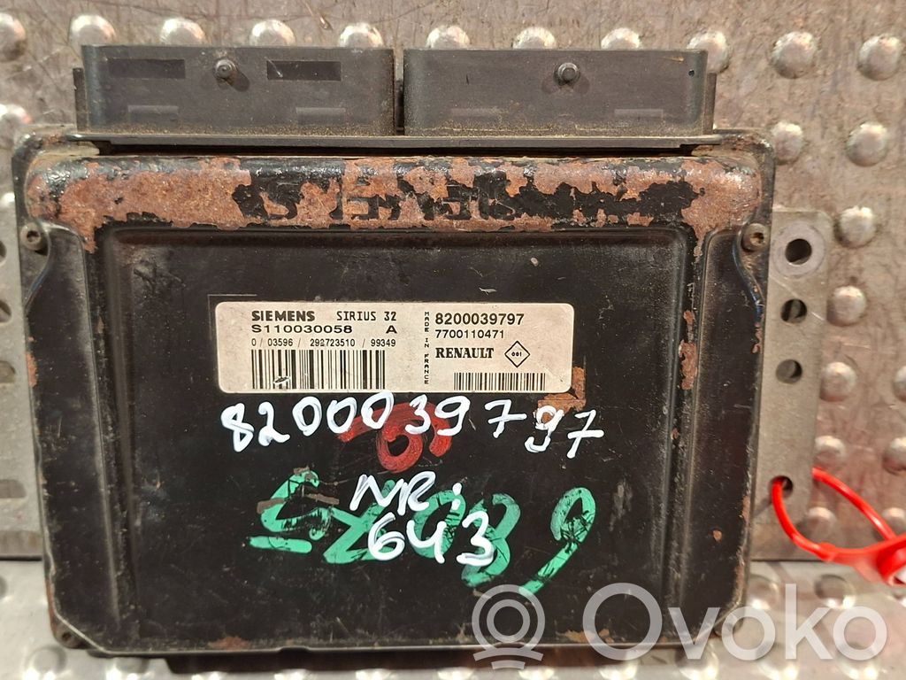 Renault Clio II Engine control unit/module 