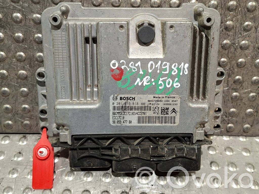 Peugeot 207 Engine control unit/module 