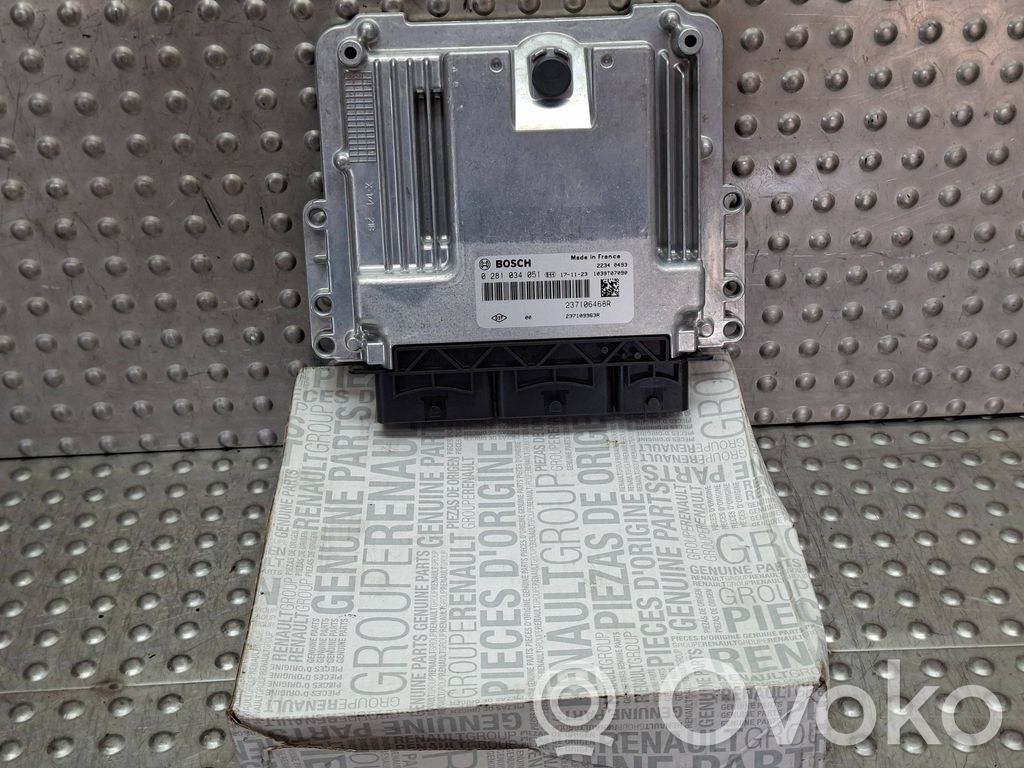 Engine control unit/module   S26338833,0281034051,237109963R,237106468R