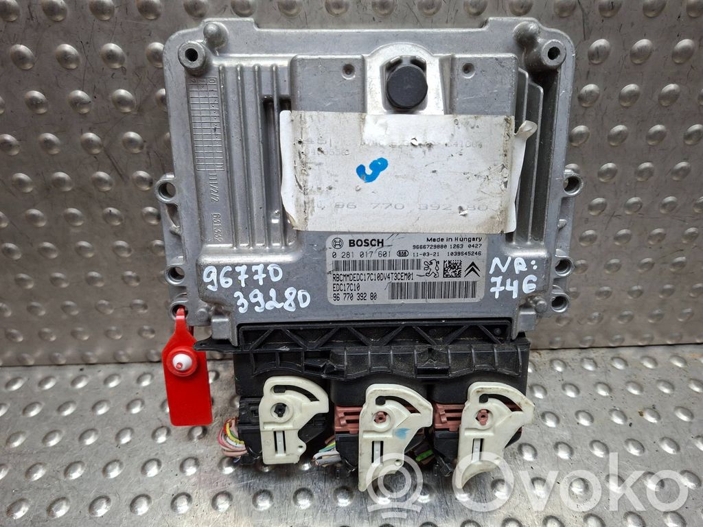 Peugeot 207 Engine control unit/module ECU 