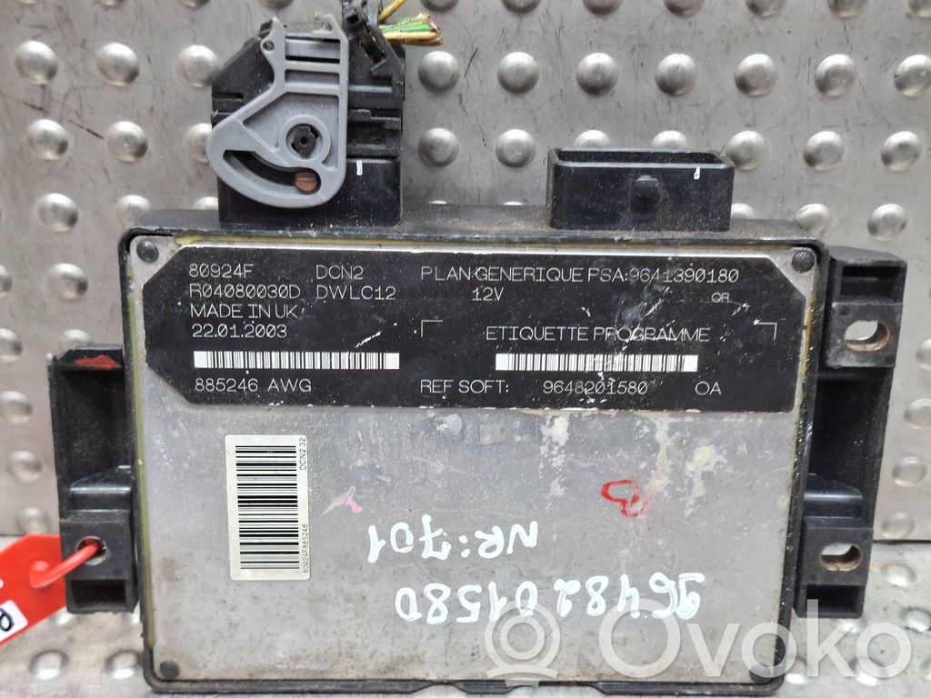 Citroen Berlingo Engine control unit/module 
