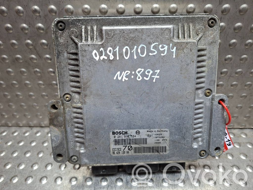 Peugeot 206 Engine control unit/module 