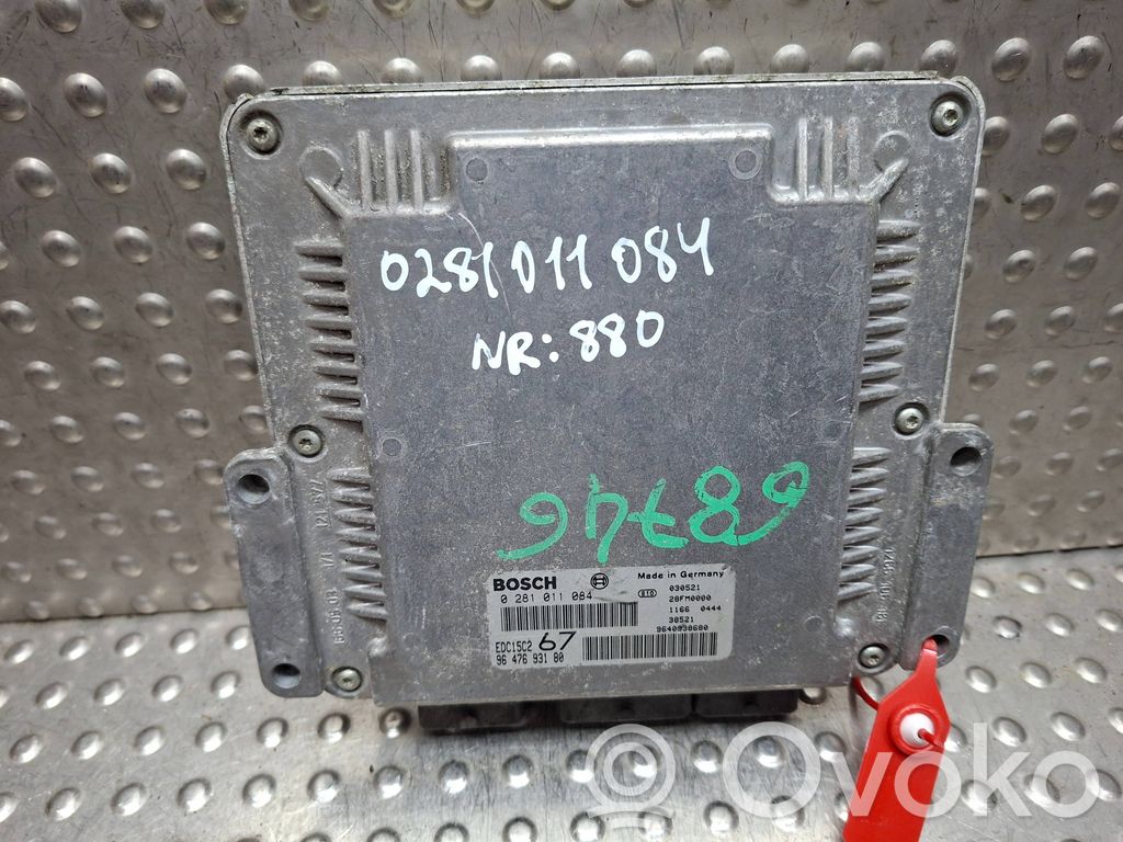 Engine control unit/module   S26312880,0281011084,9640938680,9647693180