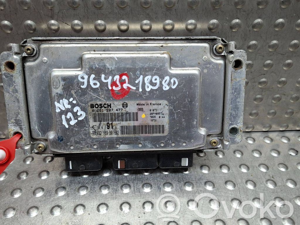 Engine control unit/module   S26282123,0261207477,9643218980
