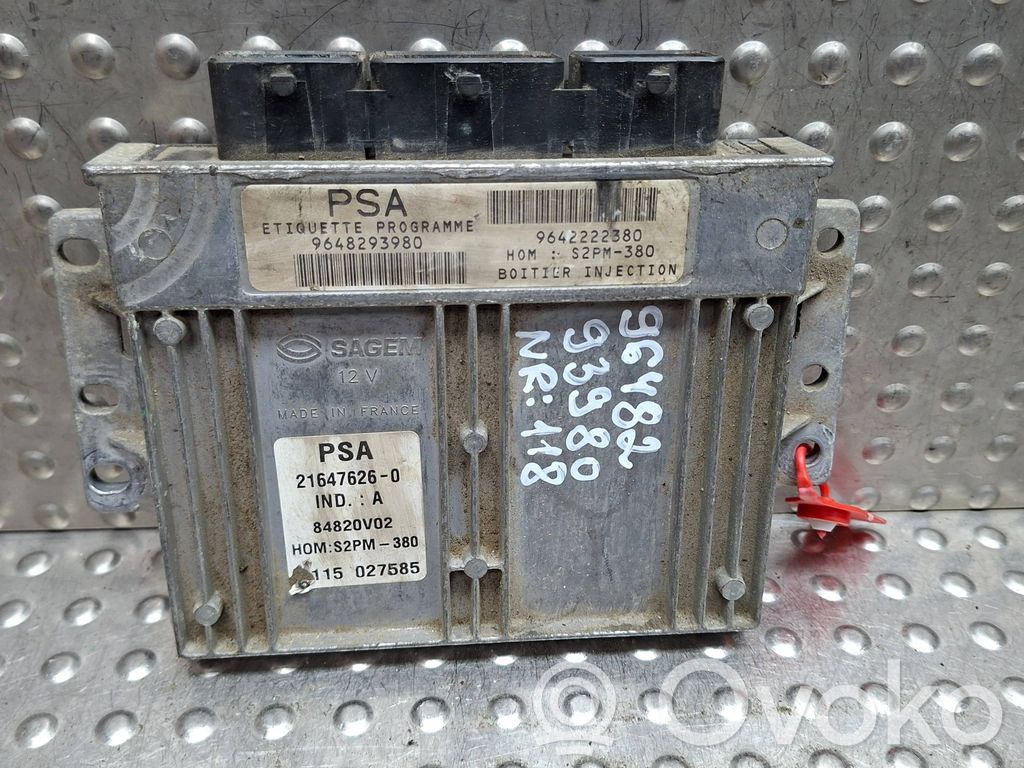 Citroen C3 Engine control unit/module 