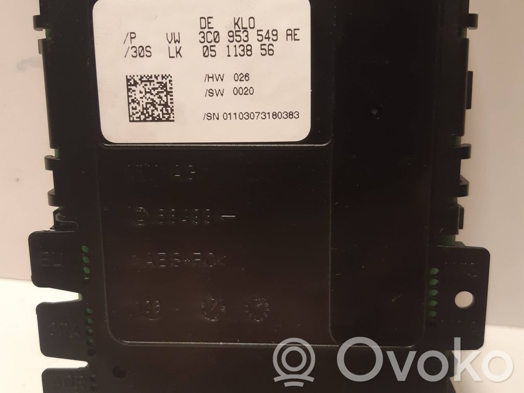 Sensor de ángulo de dirección   3C0953549AE,05113856,01103073180383