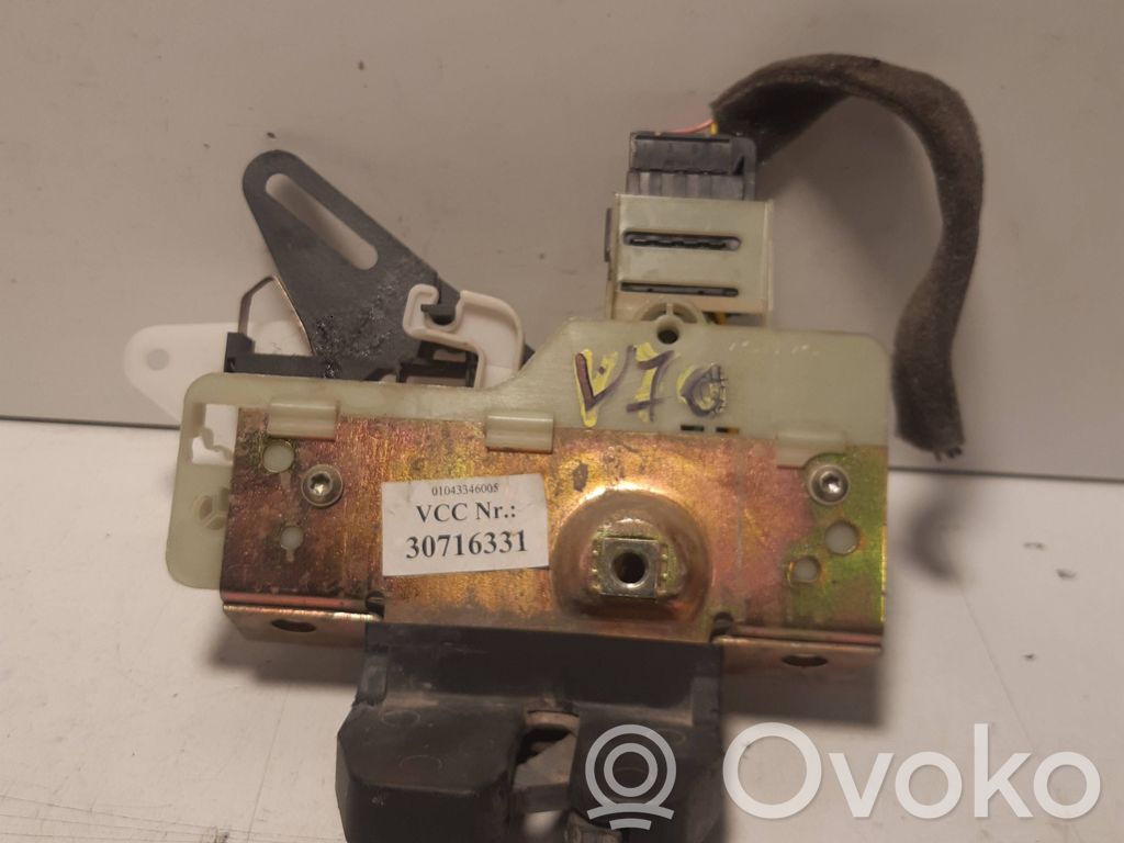 Tailgate/trunk/boot lock/catch/latch   30716331,01043346005
