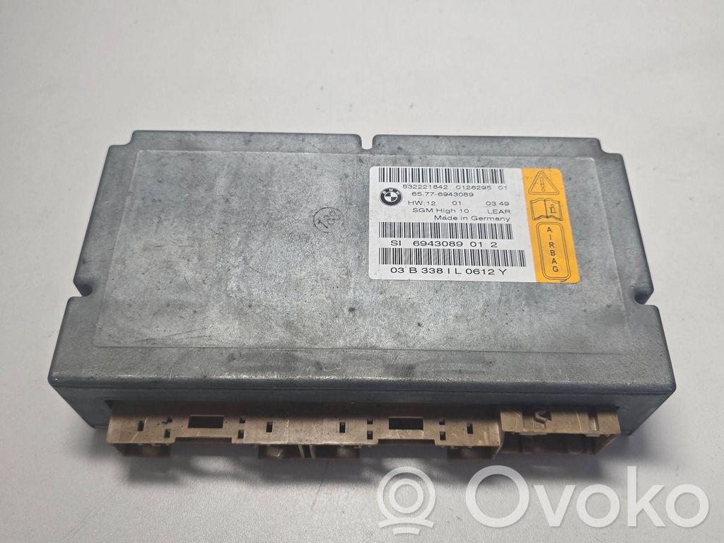 BMW 6 E63 E64 Airbag control unit/module 