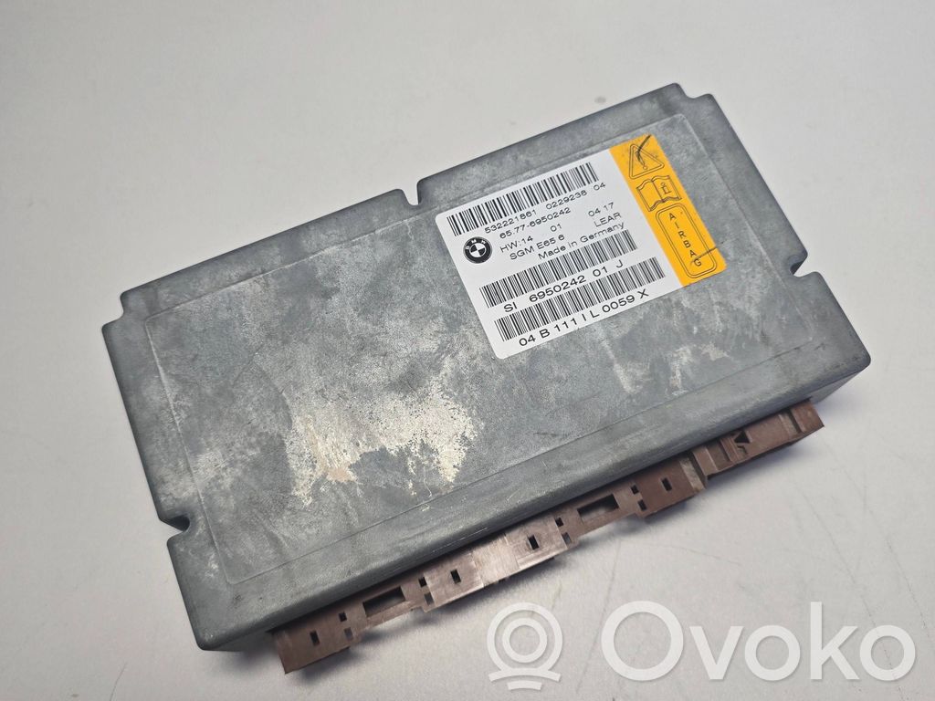BMW 7 E65 E66 Unidad de control/módulo del Airbag 