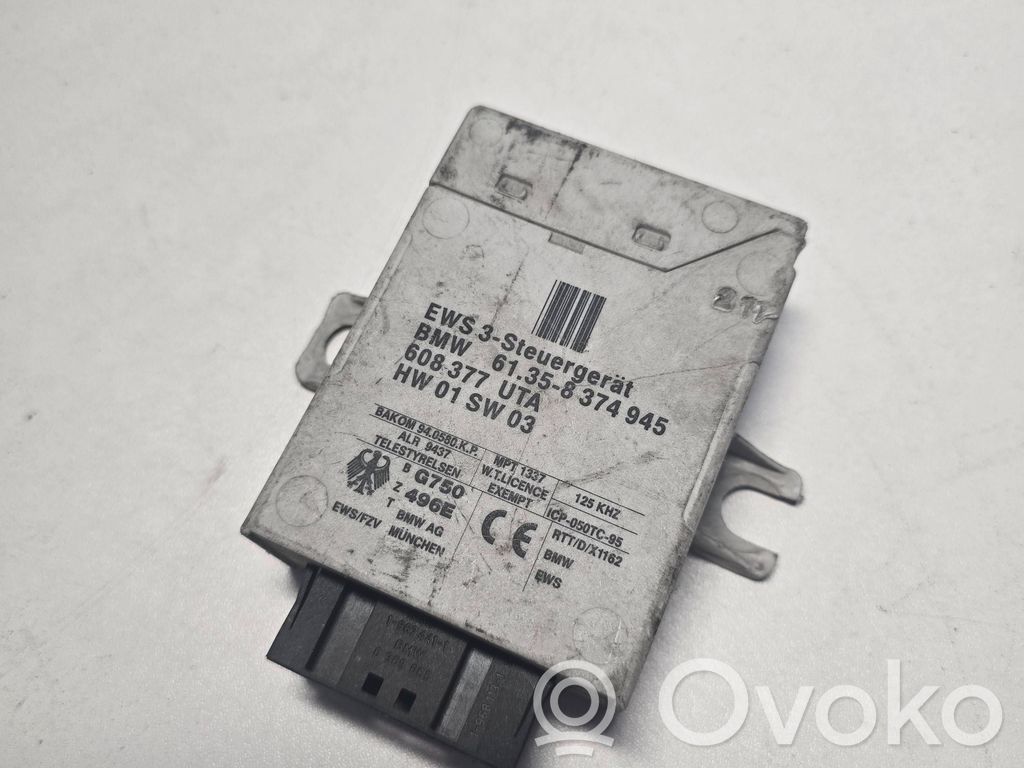 BMW 7 E38 Unitate/modul comandă imobilizator 