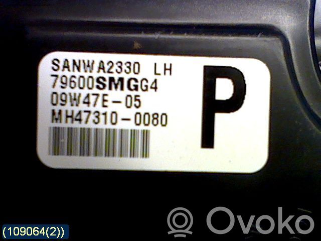 Panel klimatyzacji   79600SMGG4,MH473100080ALPS