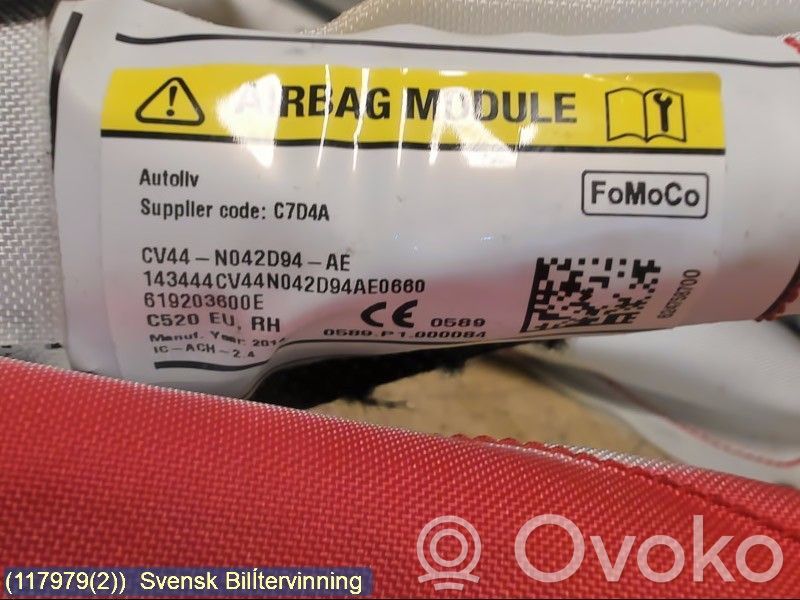 Ford Kuga II Kurtyna airbag 