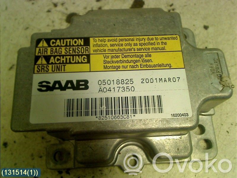 Saab 9-5 Airbag control unit/module 