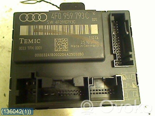 Unidad de control/módulo de la puerta   4F0959793C,TEMIC
