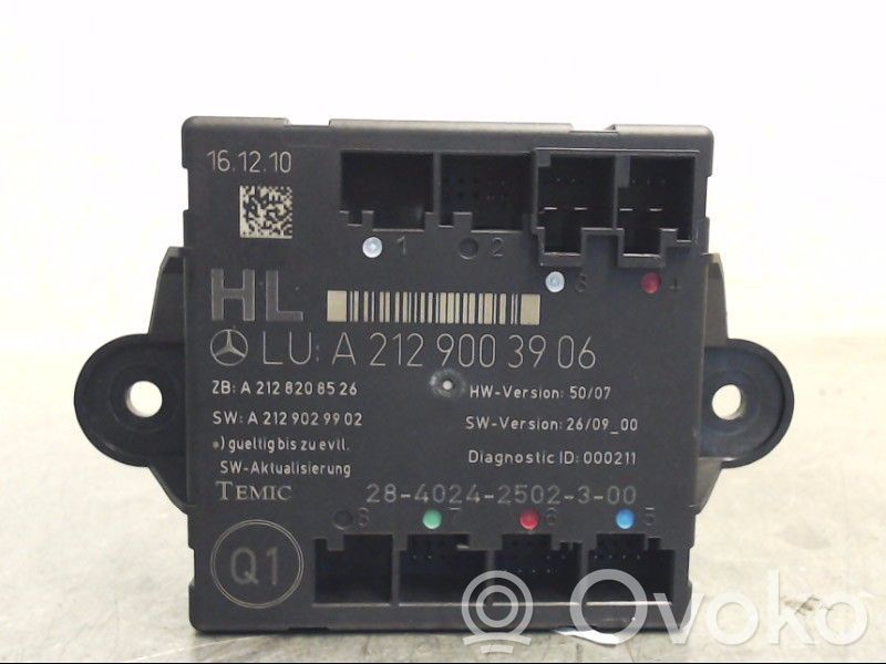 Unidad de control/módulo de la puerta   A2129004106,A2129003906