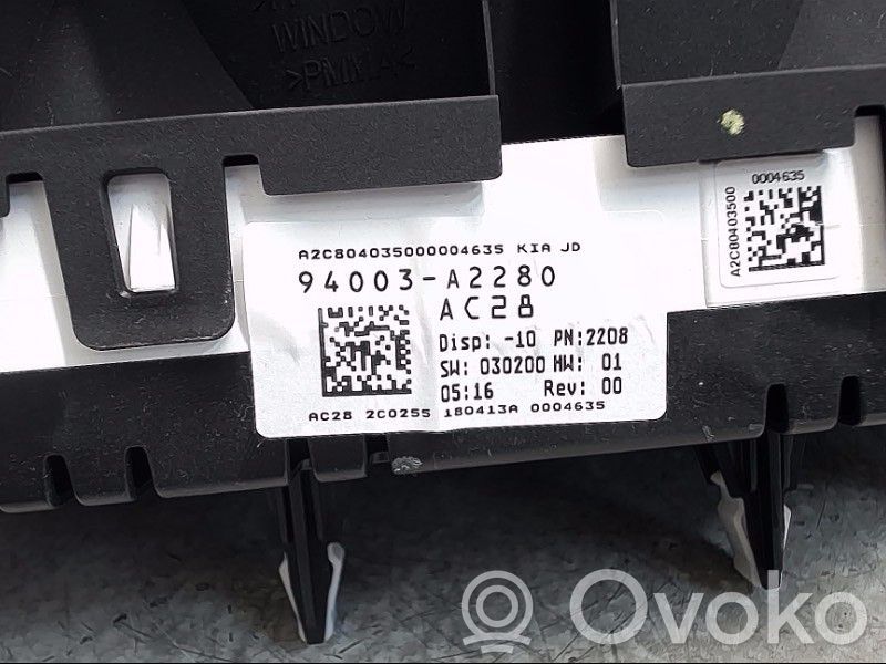 KIA Ceed Nopeusmittari (mittaristo) 