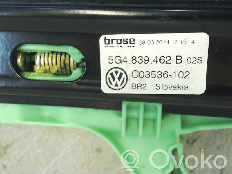 Volkswagen Golf VII Macara geam față fără motor 