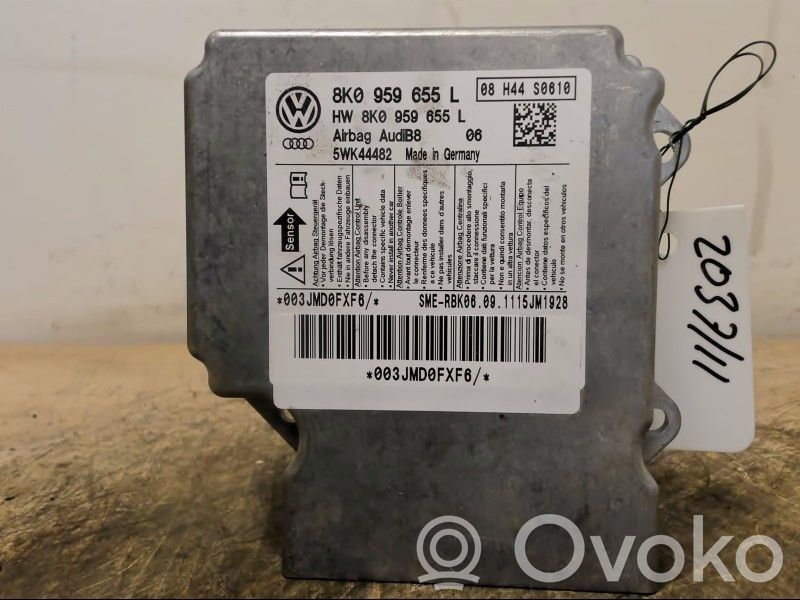 Centralina/modulo airbag   8K0959655L,5WK44482,8K0959655L