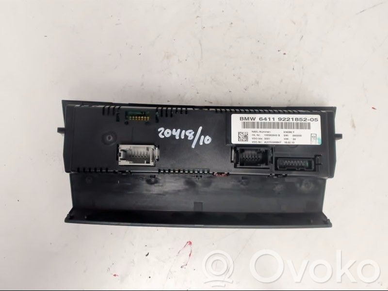 Oro kondicionieriaus/ klimato/ pečiuko valdymo blokas (salone)   64119221852,A2C53399847,64119221852