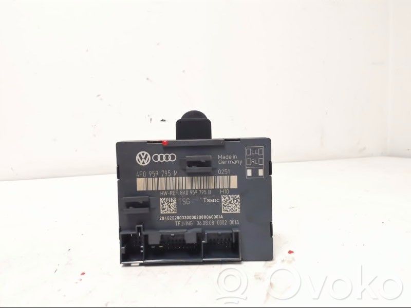 Audi A6 S6 C6 4F Unité de commande module de porte