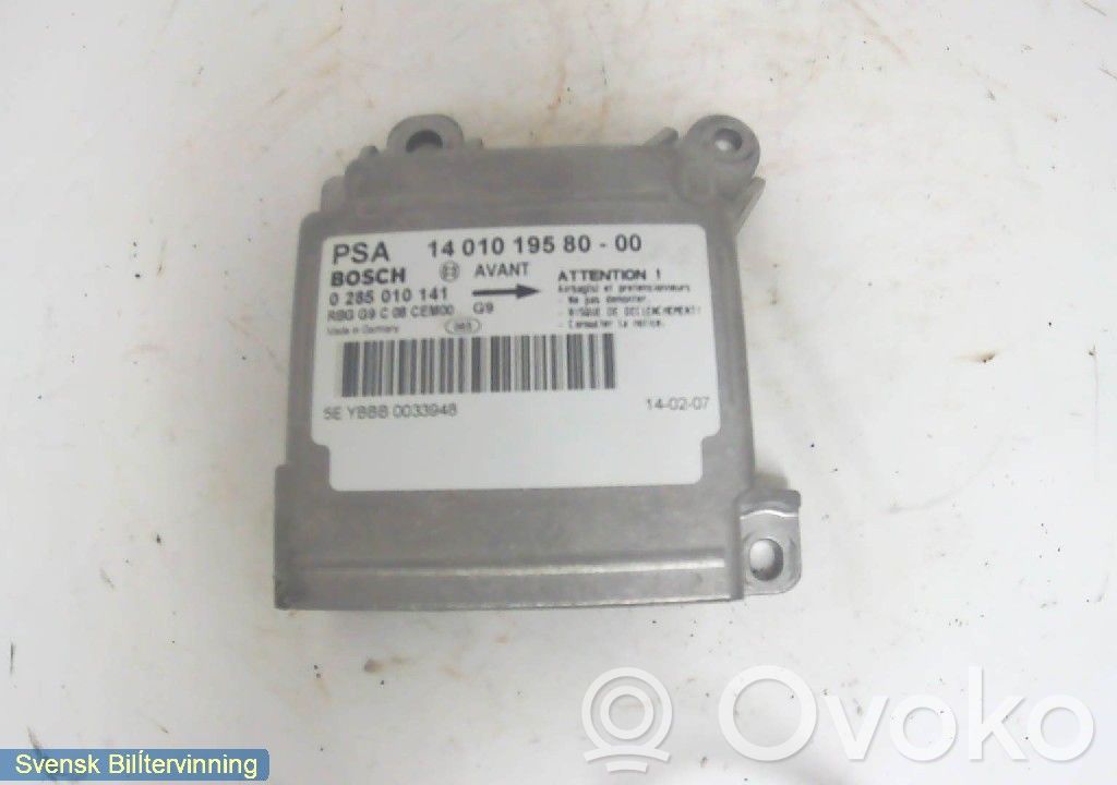 Citroen Jumpy Airbag control unit/module 