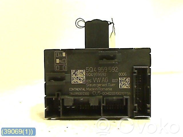 Unité de commande module de porte   5Q4959592