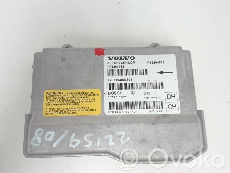 Airbag control unit/module   31295676,285010372,31264392
