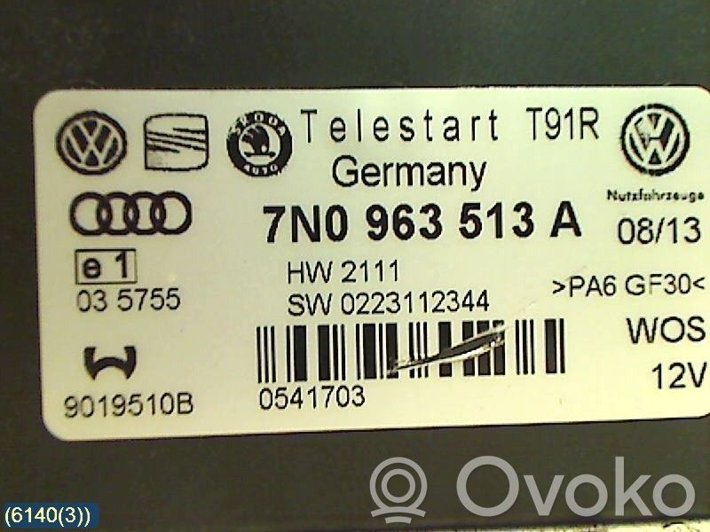 Volkswagen Caddy Centralina/modulo riscaldamento ausiliario 