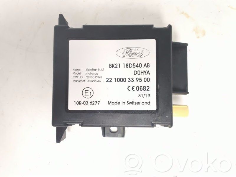 Ford Transit Custom Auxiliary heating control unit/module 