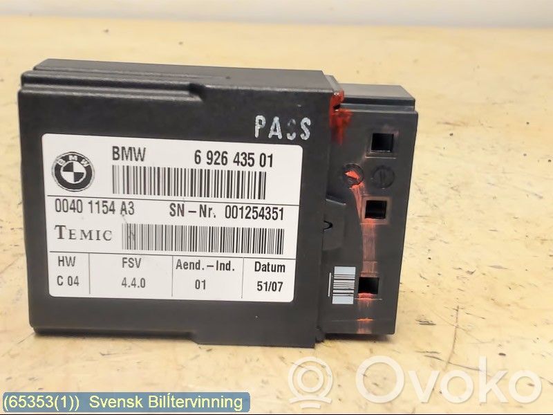 Module de commande de siège   61356926435,00401154A3,6926435