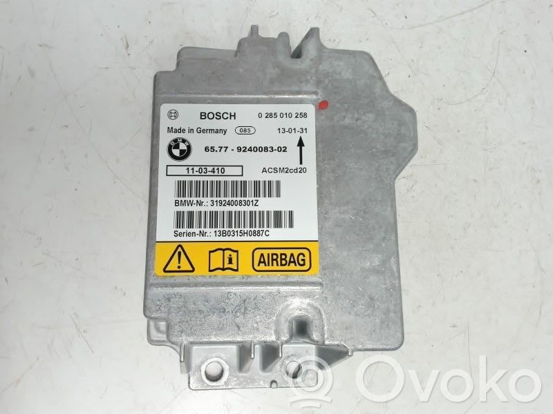 Airbag control unit/module   65779240083,285010258,65779240083