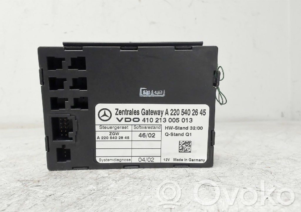 Módulo de control Gateway   A2205402645,A2205402645