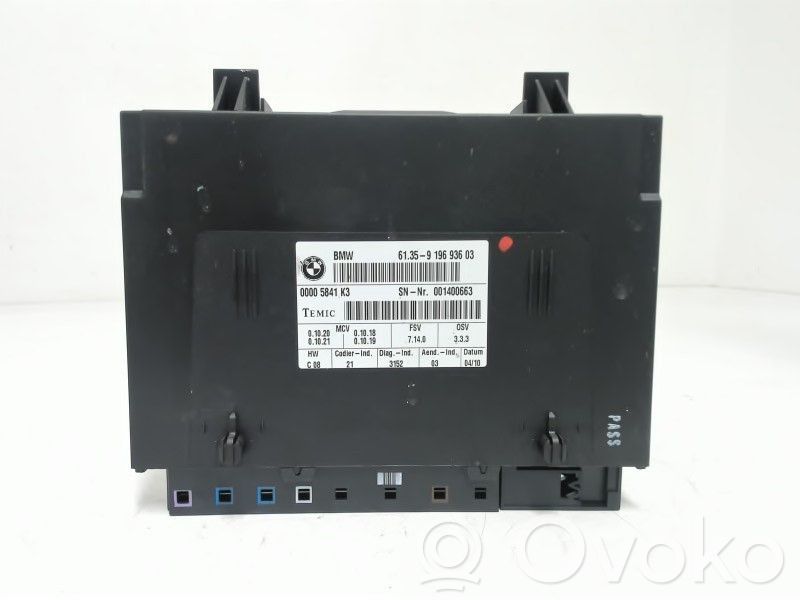 Seat control module   61359196936,00005841K3,61359196936