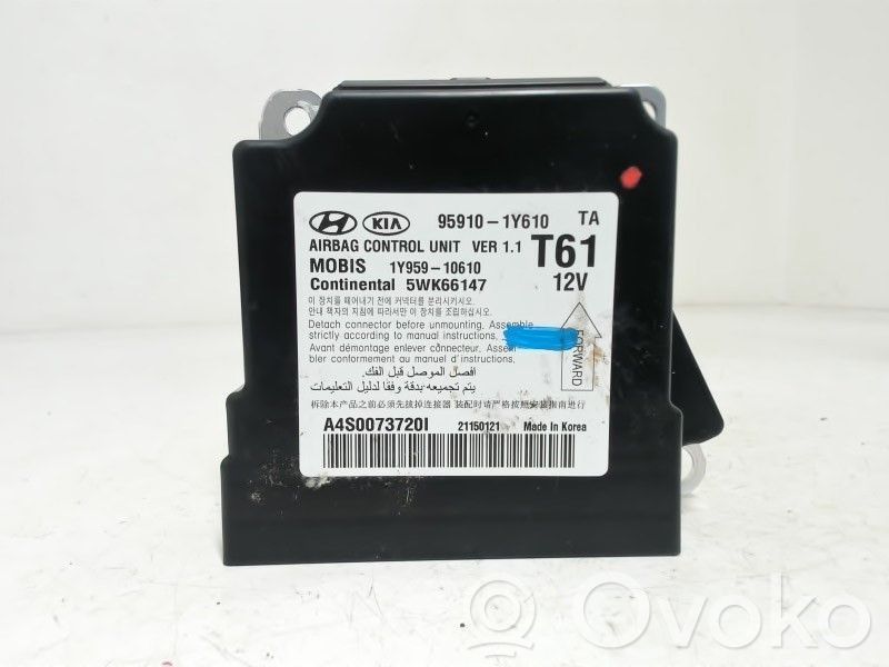 KIA Picanto Module de contrôle airbag 