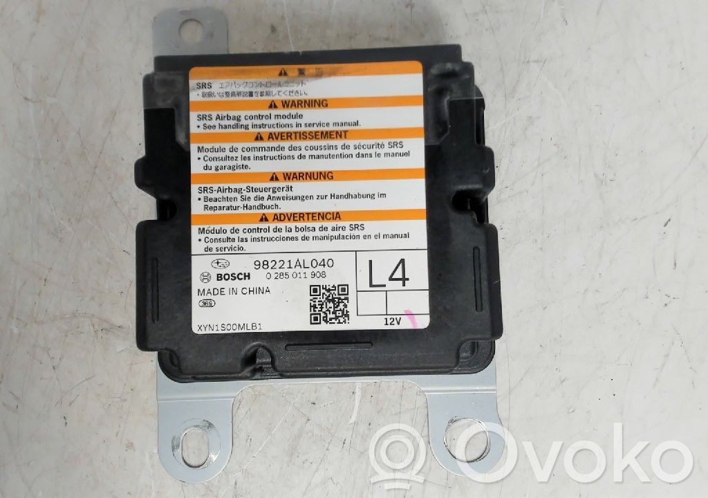Subaru Outback (BS) Airbag control unit/module 