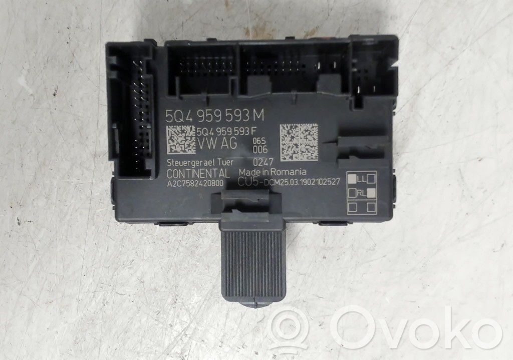 Door control unit/module   5Q4959593M,A2C7582420800,5Q4959593M