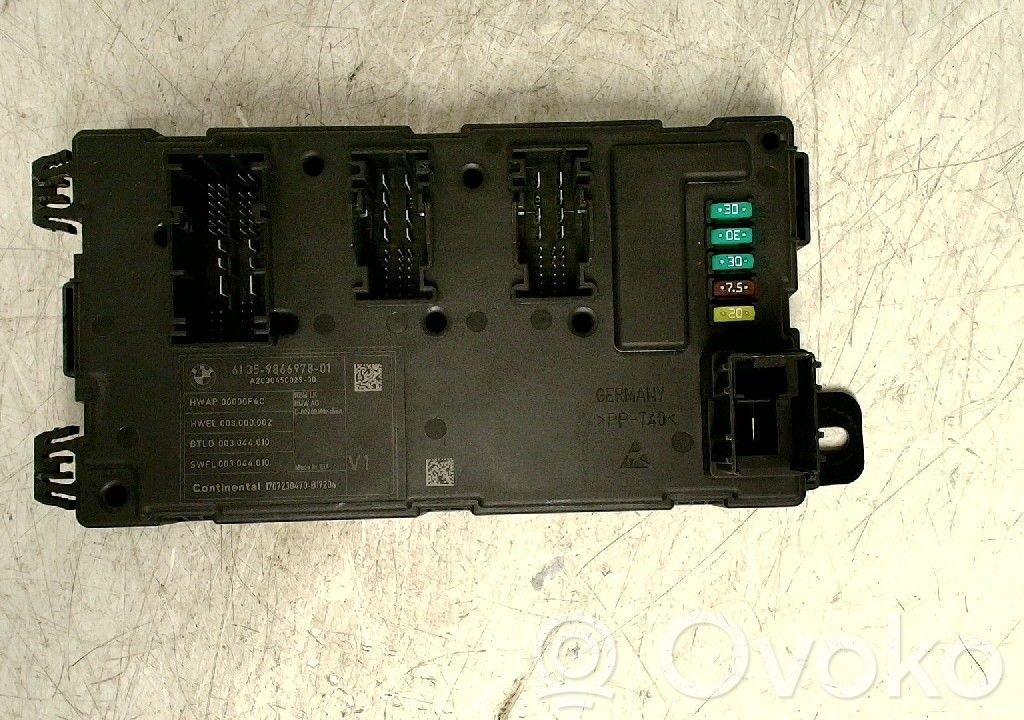 BMW 3 F30 F35 F31 Módulo de fusible 