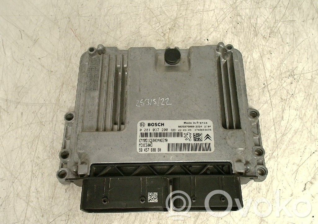Peugeot Partner III Injection control unit/module 