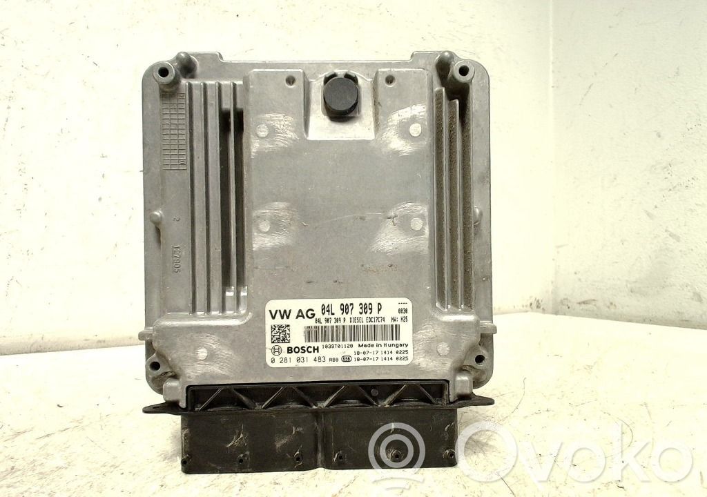 Unidad de control/módulo de la inyección   04L906026KA,0281031483,04L907309P