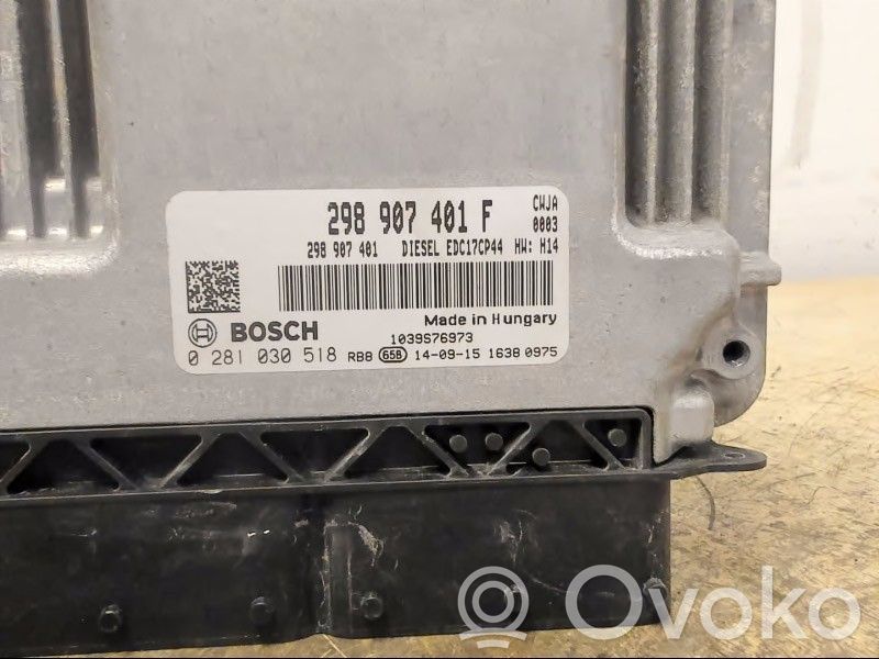 Engine control unit/module ECU   298907401F,281030518,298907401F