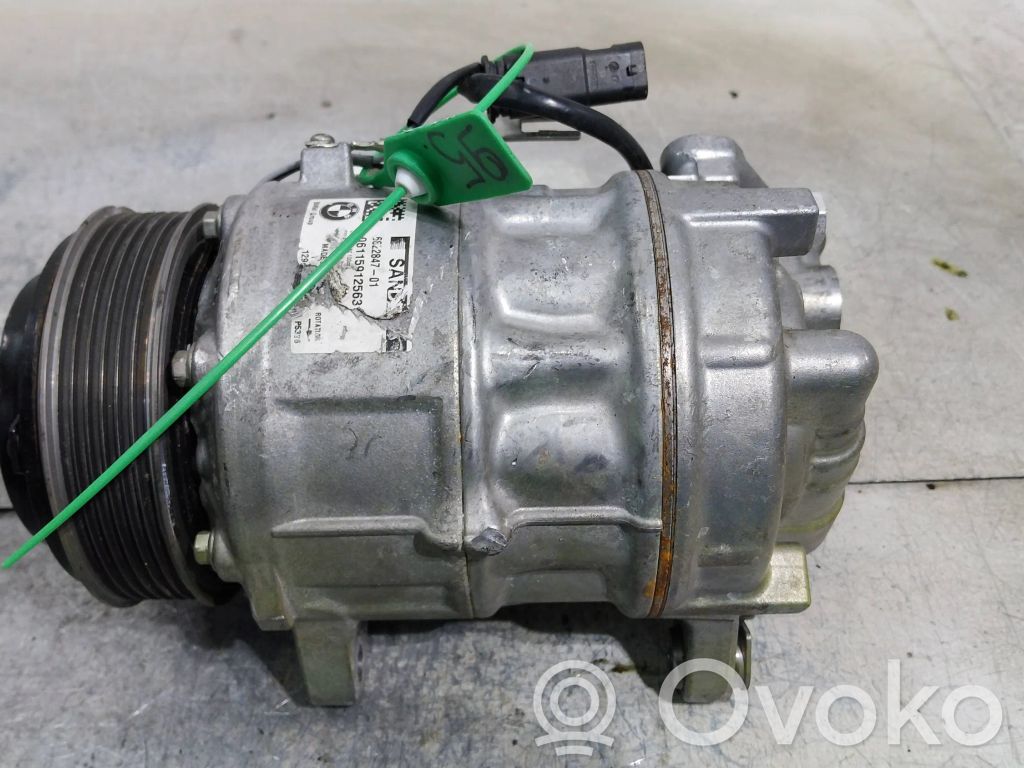 BMW 5 G30 G31 G38 Kompresor / Sprężarka klimatyzacji A/C 