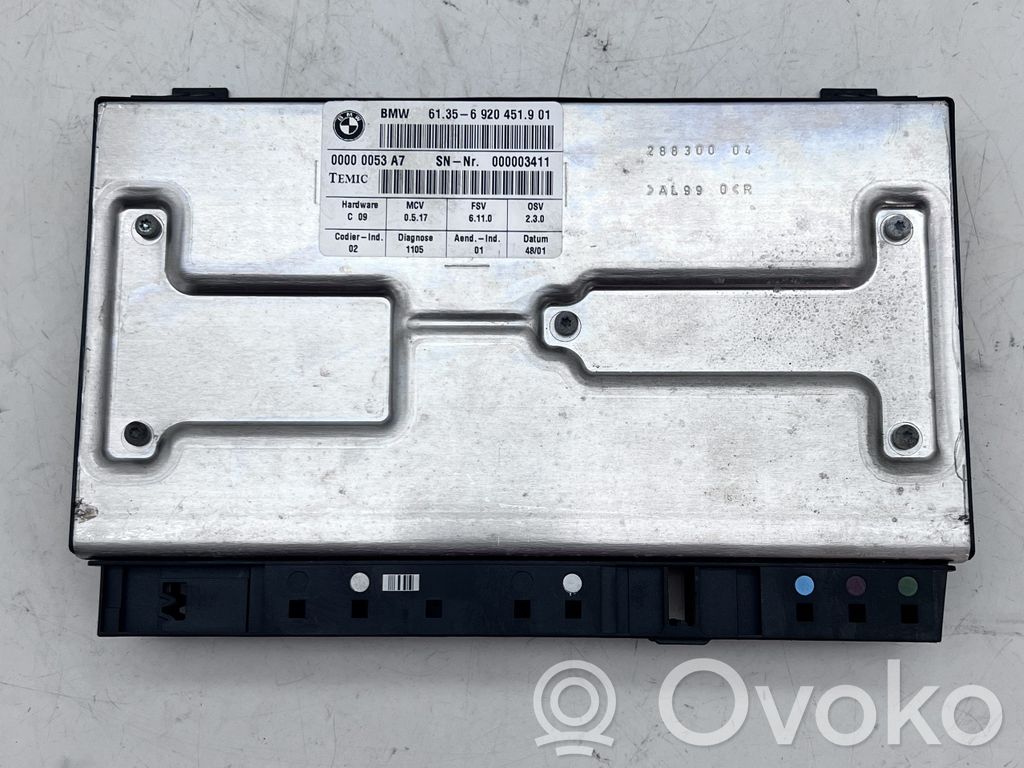Unidad de control del asiento   6920451
